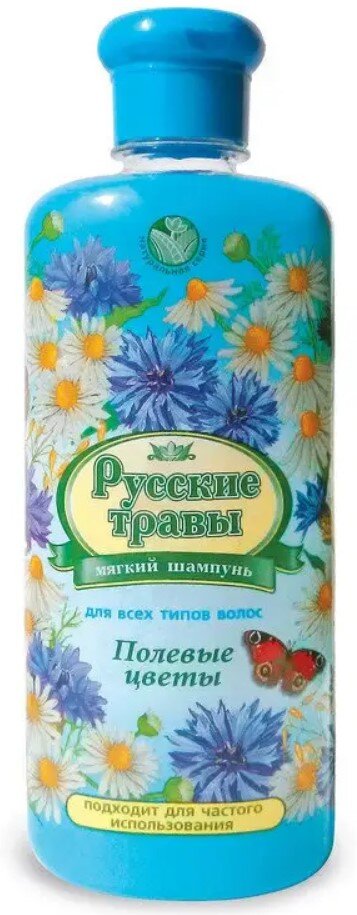 Шамп. РУСС. ТРАВЫ 350мл полевые цветы /12