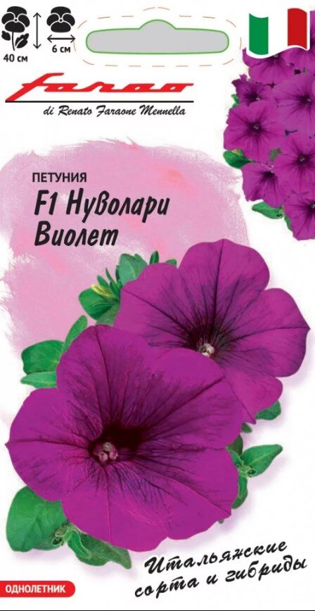 Сем. Петуния Нуволари Виолет F1 полуапел. 4шт цв/уп (Г) /10