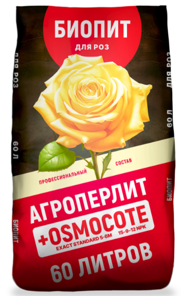 Земля Грунт Биопит Для Роз 60л (новый дизайн)