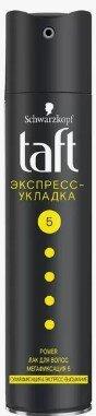 Лак д/в ТАФТ Три пог. 225мл мега-фикс. Экспресс
