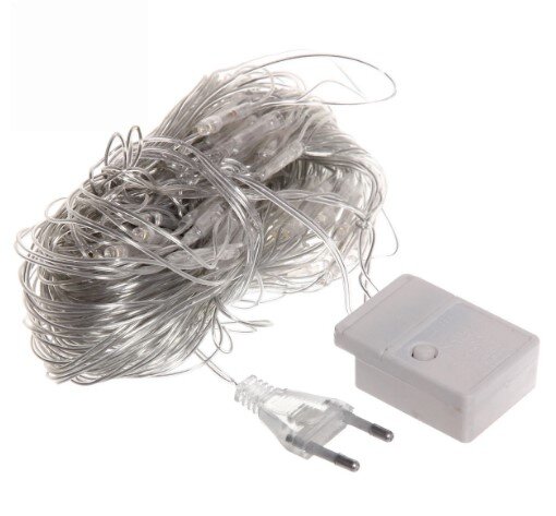 Эл.гирлянда Сетка 1,5*1,5м, 8реж. 120 LED синий