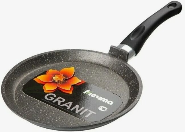 Посуда Антипригар. Блинница d220 Гранит brown/10