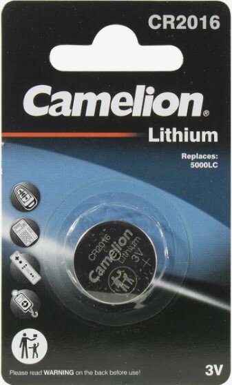 Батарейки Camelion CR2016- BL-1  /10/1800
